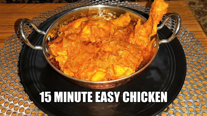 15 Minute Easy Chicken || Bachelor’s Chicken Recipe