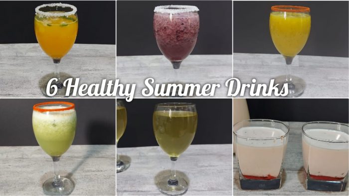 Healthy Refreshing Summer Drinks