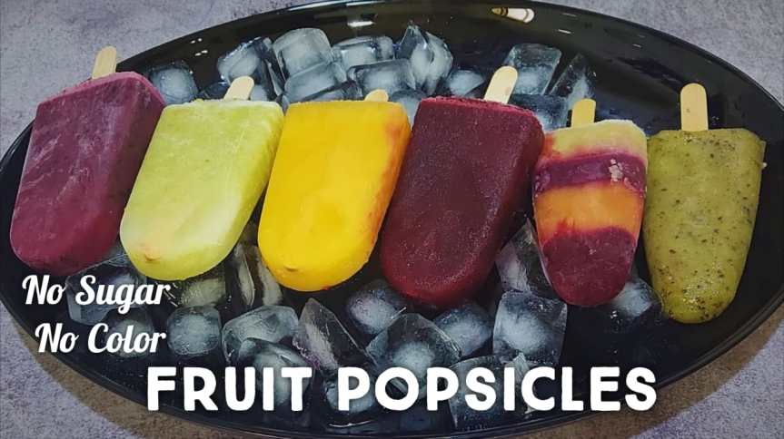Homemade Fruit Popsicles Recipe