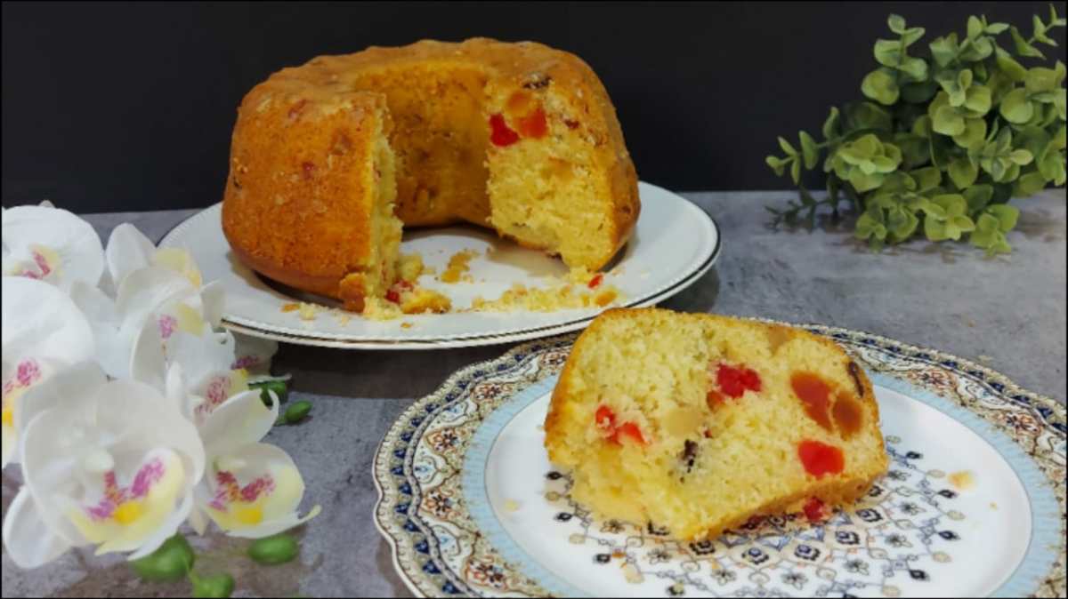 Fruit Bundt Cake/Fruit Cake Recipe/ Simple & tasty Bundt Cake Recipe/Soft & Moist fruit cake Recipe